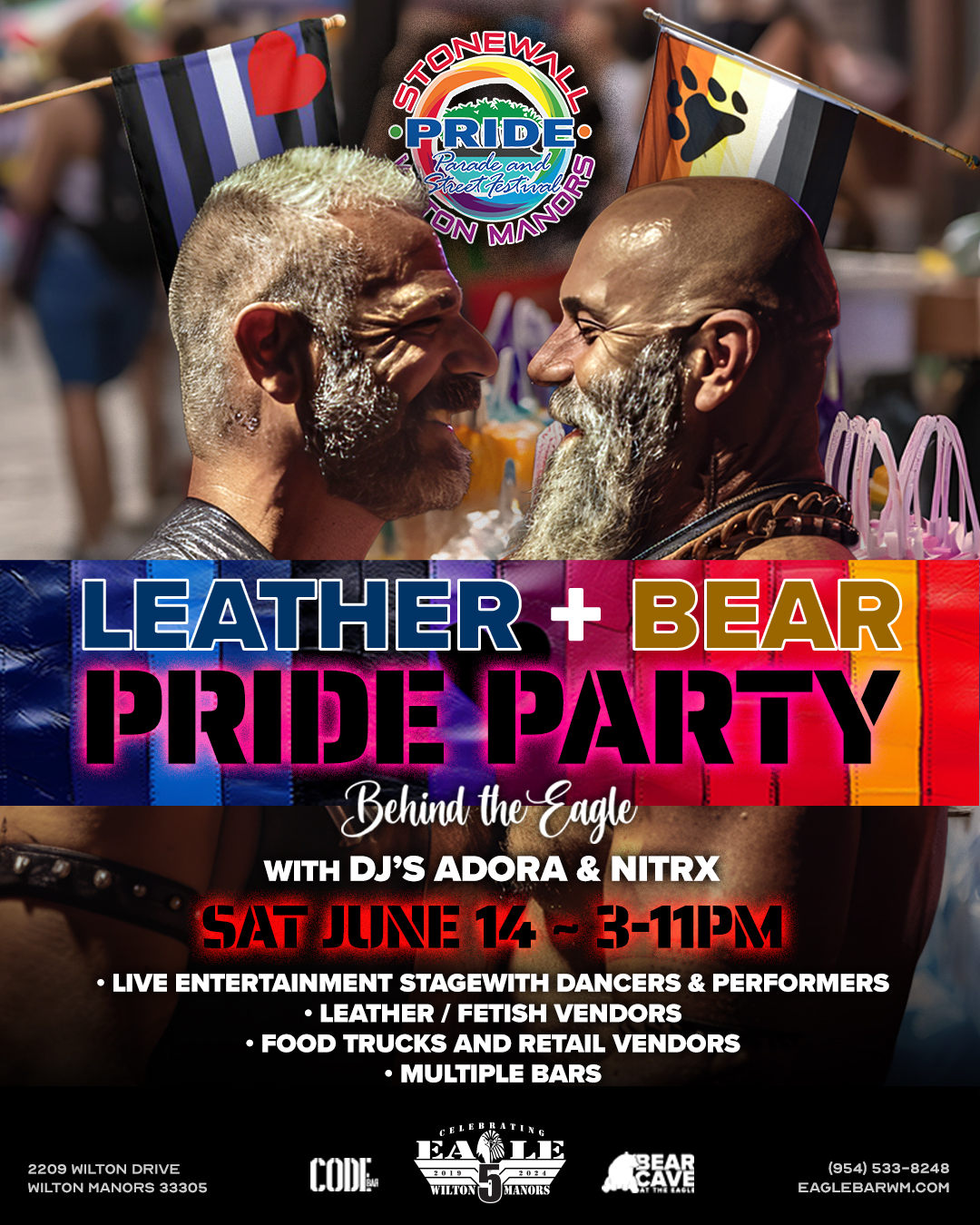 06_14_2025 Only Outside BEAR LEATHER PRIDE PARTY SATURDAY 1080X1350