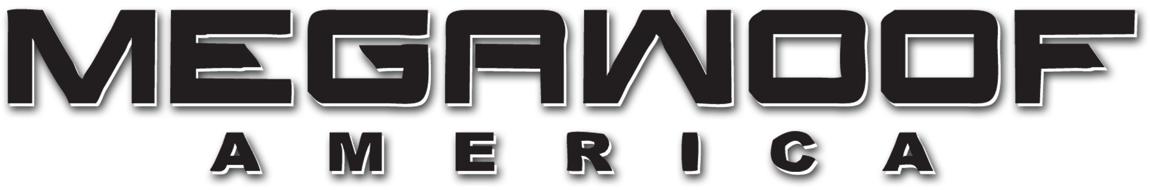 Megawoof America Logo black w Shadow